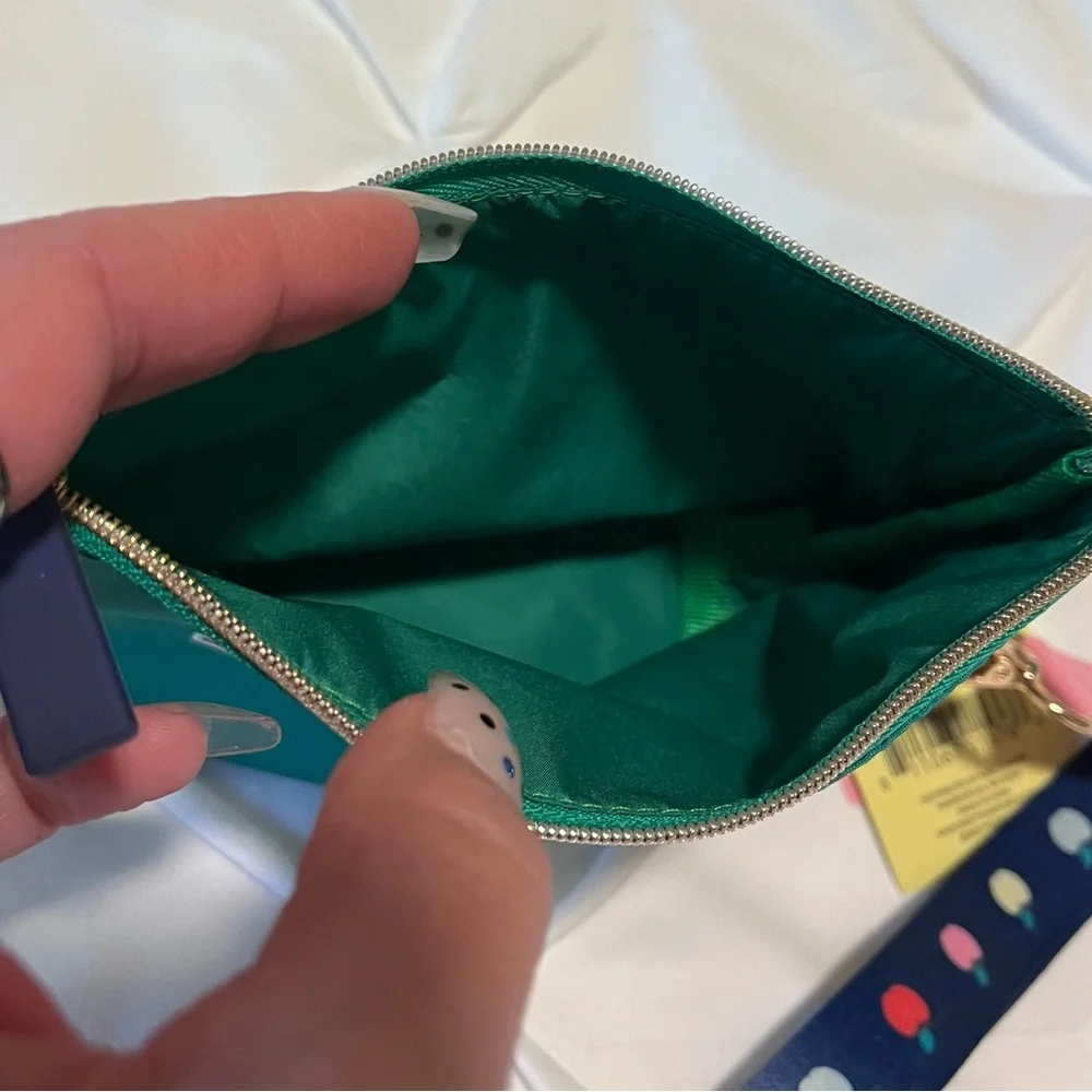 Best Year Ever Teach Zipper Pouch and Wristlet Lanyard, New With Tags